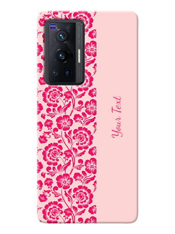 Custom Vivo X70 Pro 5G Phone Back Covers: Attractive Floral Pattern Design