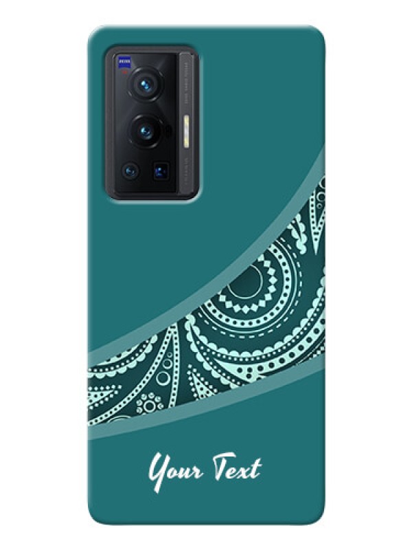 Custom Vivo X70 Pro 5G Custom Phone Covers: semi visible floral Design