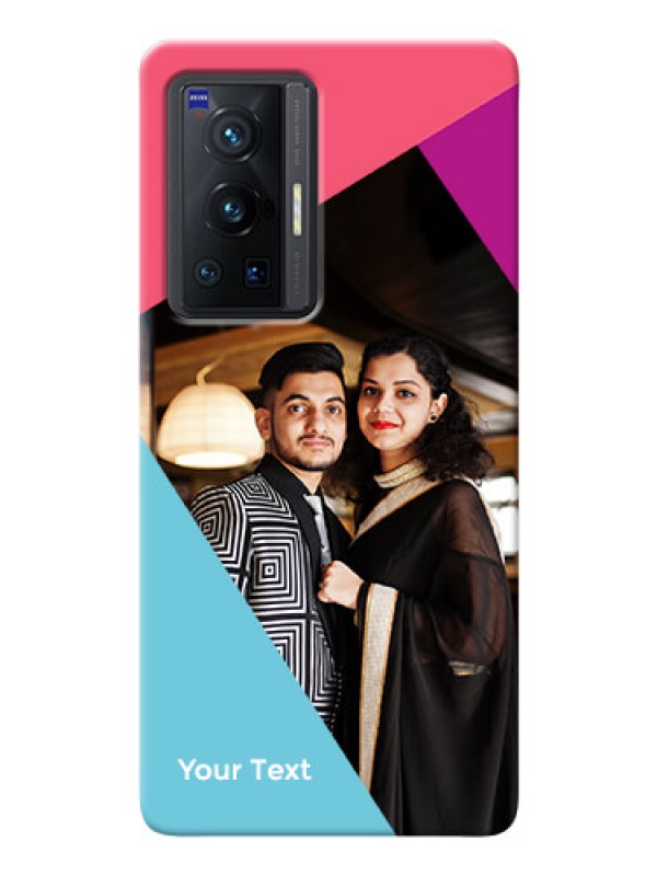 Custom Vivo X70 Pro 5G Custom Phone Cases: Stacked Triple colour Design