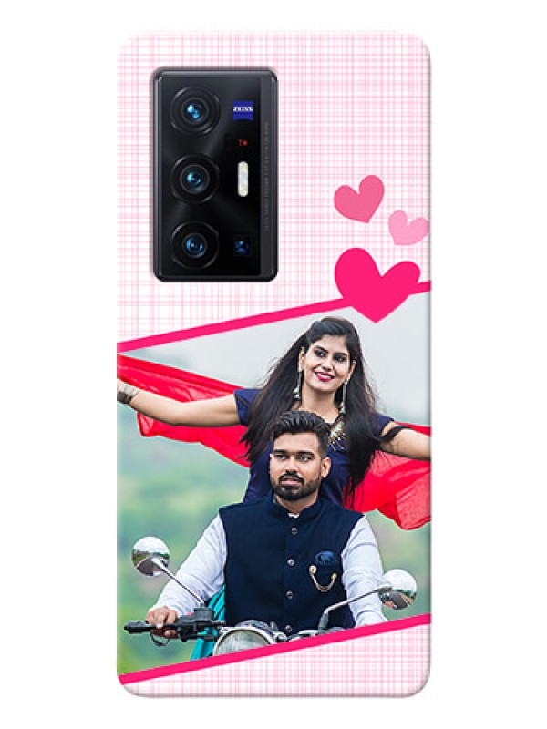Custom Vivo X70 Pro Plus 5G Personalised Phone Cases: Love Shape Heart Design