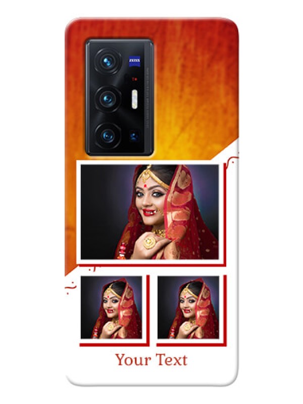 Custom Vivo X70 Pro Plus 5G Personalised Phone Cases: Wedding Memories Design 