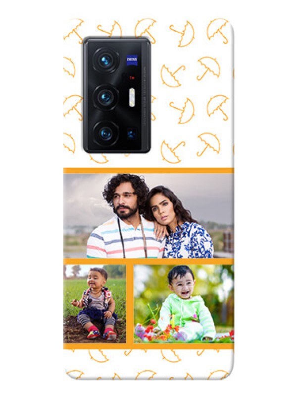 Custom Vivo X70 Pro Plus 5G Personalised Phone Cases: Yellow Pattern Design