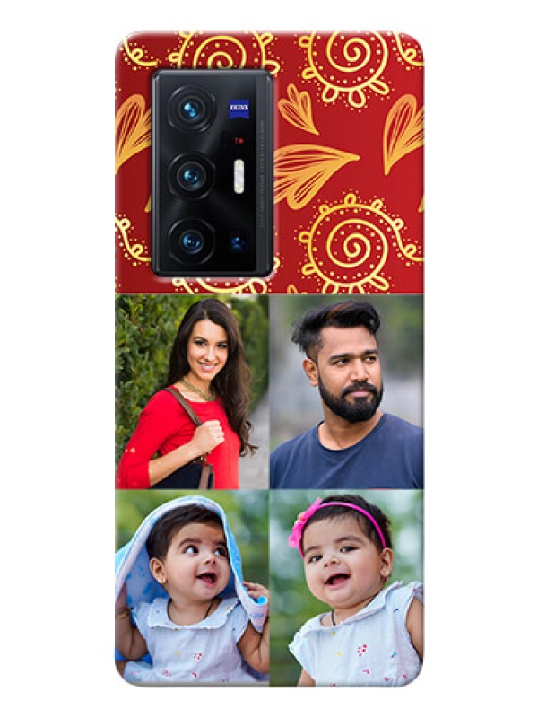 Custom Vivo X70 Pro Plus 5G Mobile Phone Cases: 4 Image Traditional Design