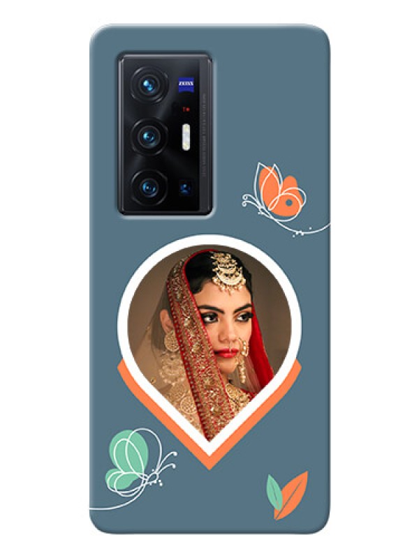 Custom Vivo X70 Pro Plus 5G Custom Mobile Case with Droplet Butterflies Design