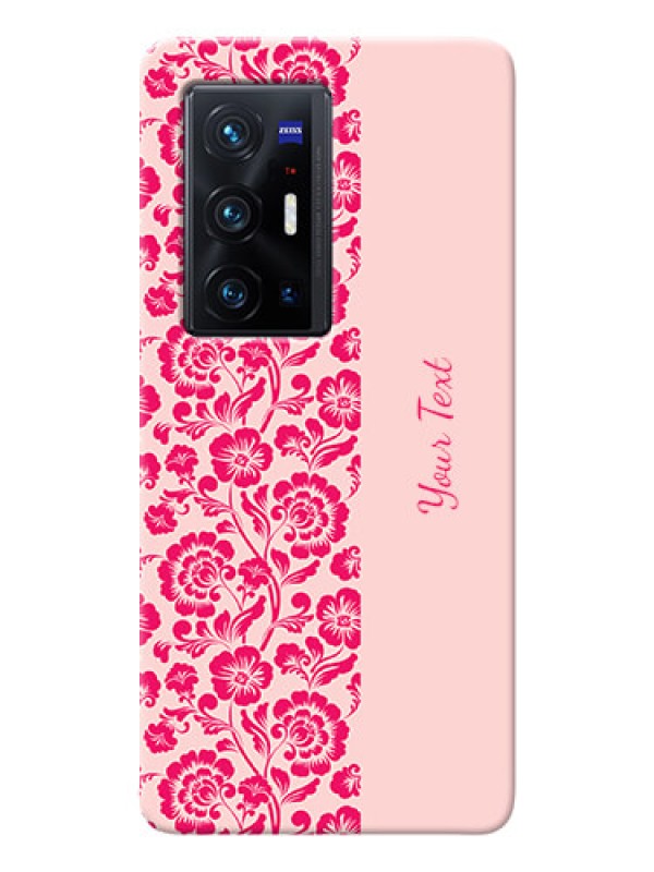 Custom Vivo X70 Pro Plus 5G Phone Back Covers: Attractive Floral Pattern Design