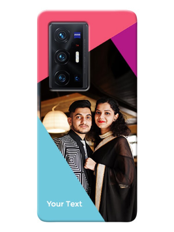 Custom Vivo X70 Pro Plus 5G Custom Phone Cases: Stacked Triple colour Design