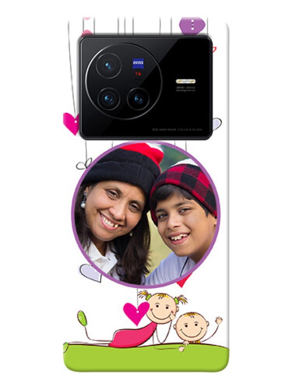 Custom Vivo X80 5G Mobile Cases: Cute Kids Phone Case Design