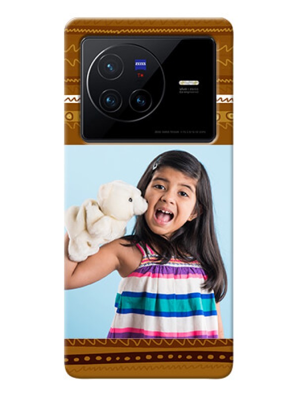 Custom Vivo X80 5G Mobile Covers: Friends Picture Upload Design 