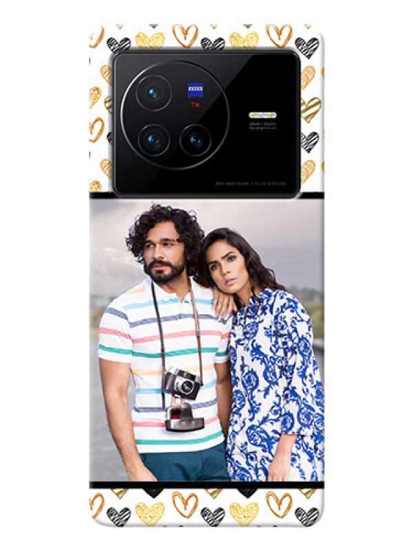 Custom Vivo X80 5G Personalized Mobile Cases: Love Symbol Design