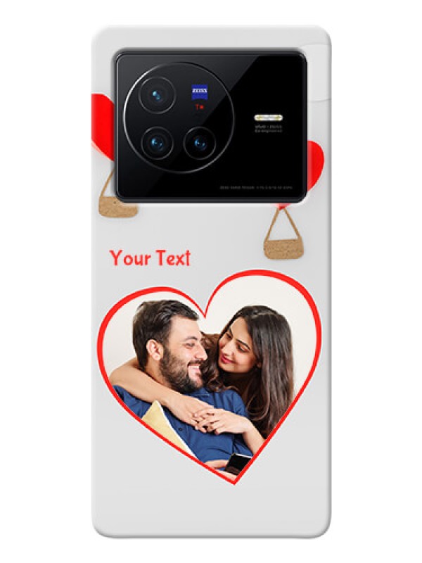 Custom Vivo X80 5G Phone Covers: Parachute Love Design