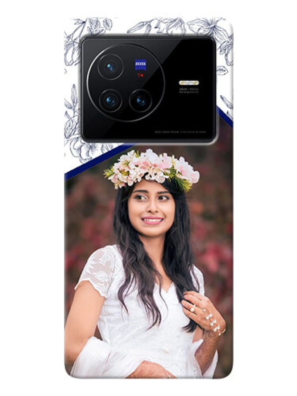 Custom Vivo X80 5G Phone Cases: Premium Floral Design