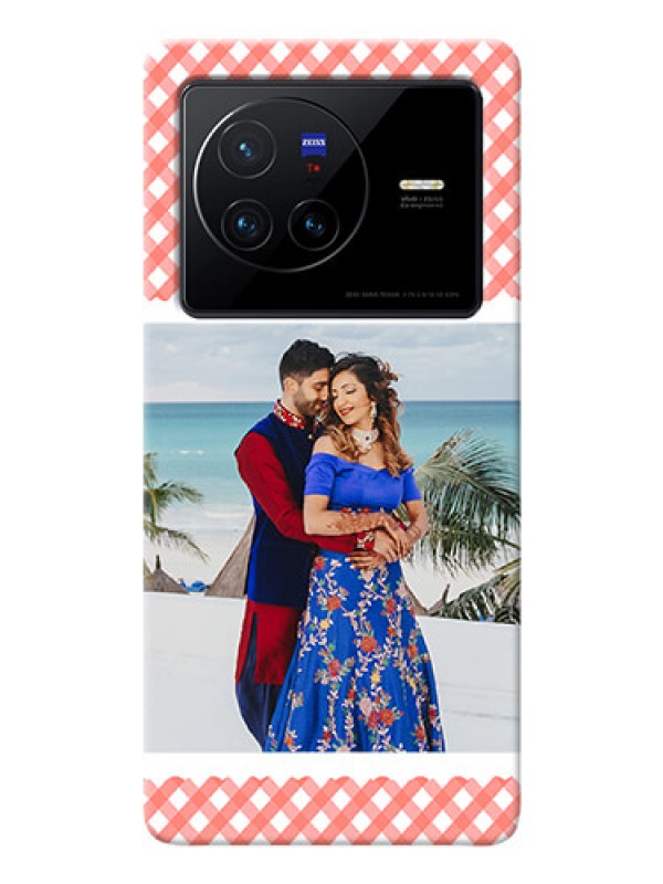 Custom Vivo X80 5G custom mobile cases: Pink Pattern Design