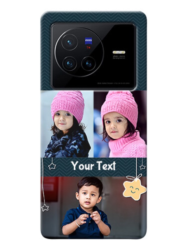 Custom Vivo X80 5G Mobile Back Covers Online: Hanging Stars Design