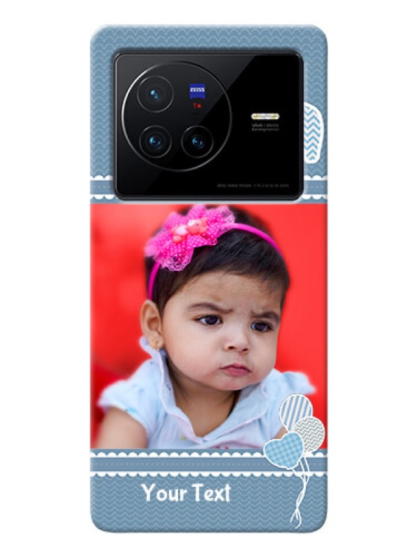 Custom Vivo X80 5G Custom Phone Covers with Kids Pattern Design
