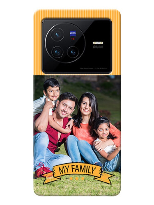Custom Vivo X80 5G Personalized Mobile Cases: My Family Design