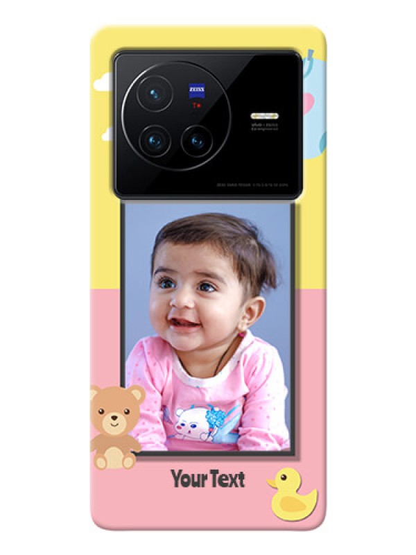 Custom Vivo X80 5G Back Covers: Kids 2 Color Design