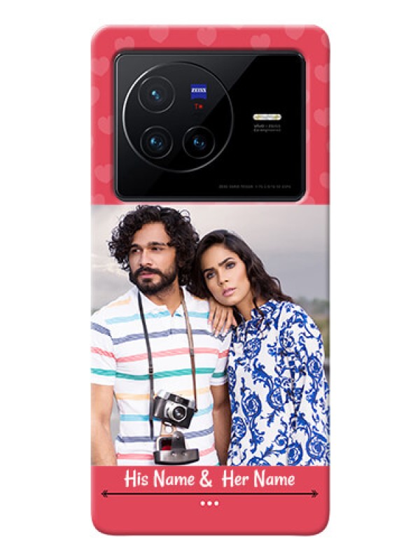 Custom Vivo X80 5G Mobile Cases: Simple Love Design