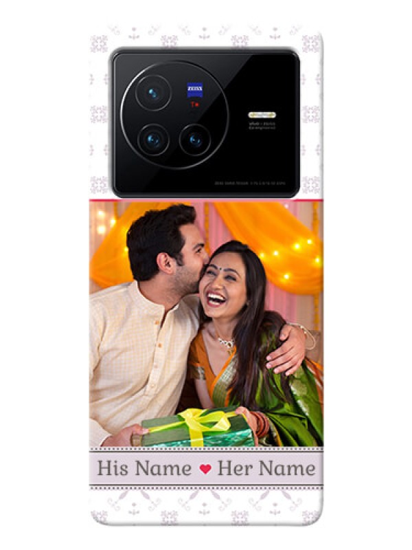 Custom Vivo X80 5G Phone Cases with Photo and Ethnic Design