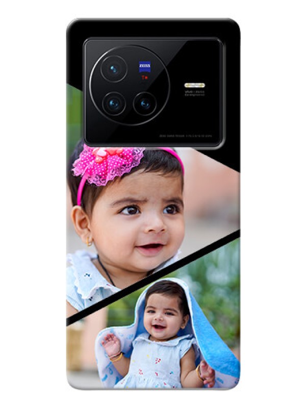 Custom Vivo X80 5G mobile back covers online: Semi Cut Design