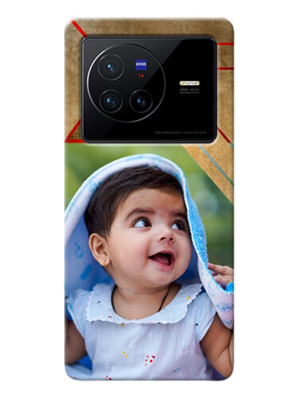 Custom Vivo X80 5G mobile phone cases: Gradient Abstract Texture Design