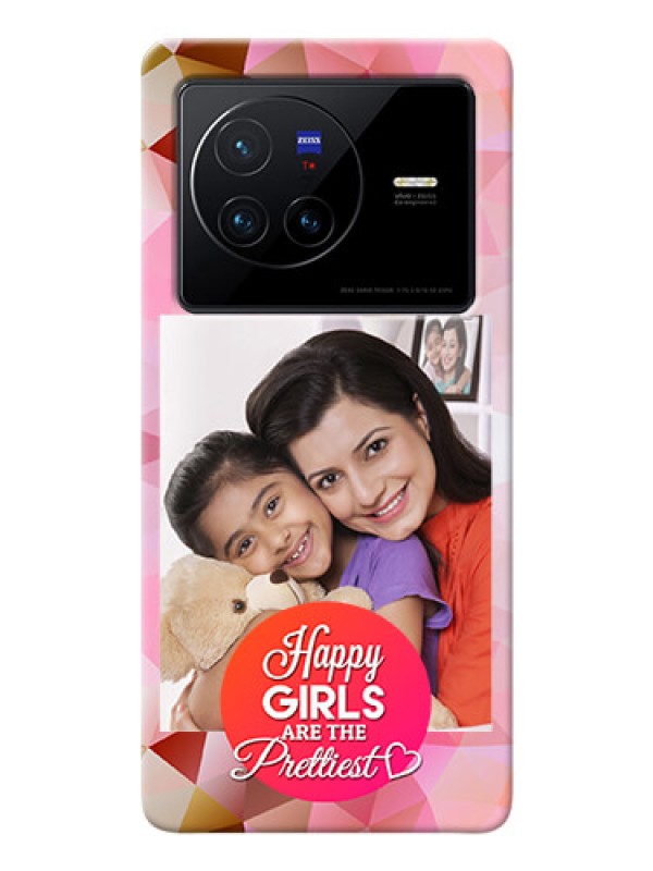 Custom Vivo X80 5G Personalized Phone Covers: Abstract Triangle Design