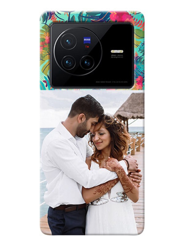 Custom Vivo X80 5G Personalized Phone Cases: Watercolor Floral Design