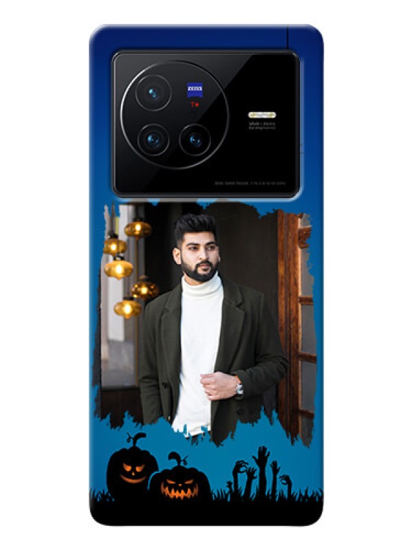 Custom Vivo X80 5G mobile cases online with pro Halloween design 