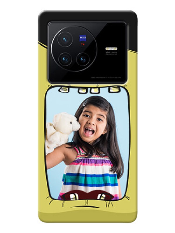 Custom Vivo X80 5G Mobile Covers: Cartoon monster back case Design