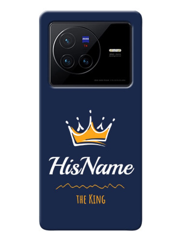 Custom Vivo X80 5G King Phone Case with Name
