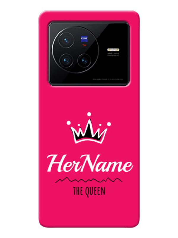 Custom Vivo X80 5G Queen Phone Case with Name