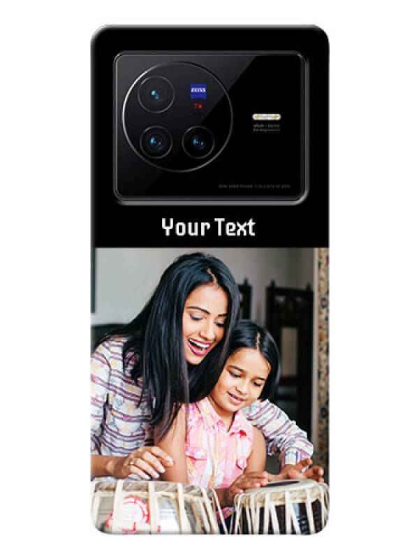 Custom Vivo X80 5G Photo with Name on Phone Case