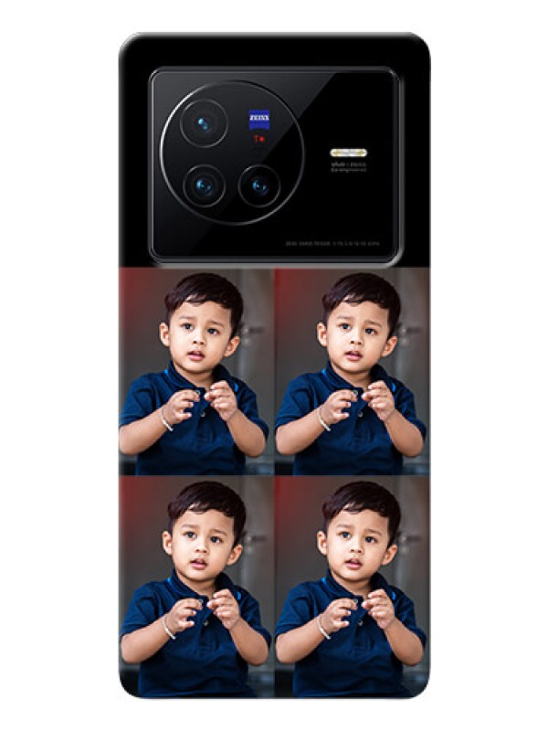 Custom Vivo X80 5G 4 Image Holder on Mobile Cover