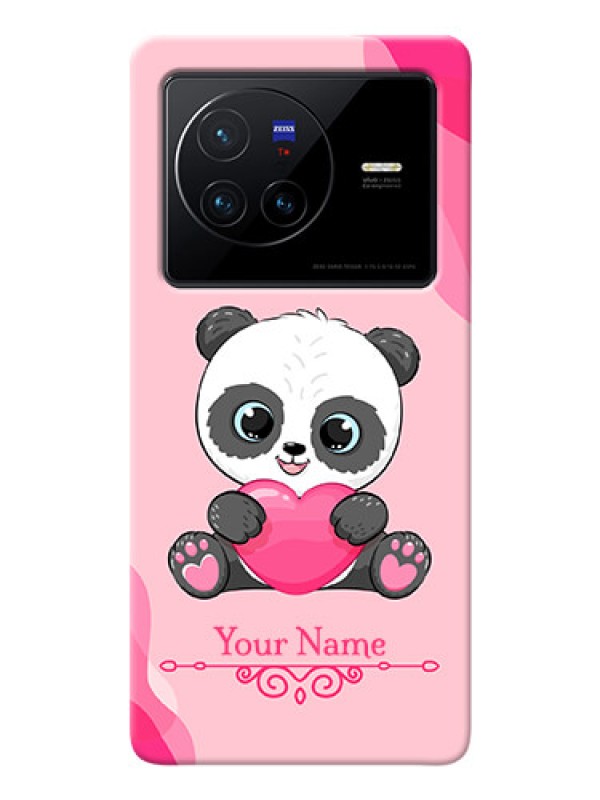 Custom Vivo X80 5G Mobile Back Covers: Cute Panda Design