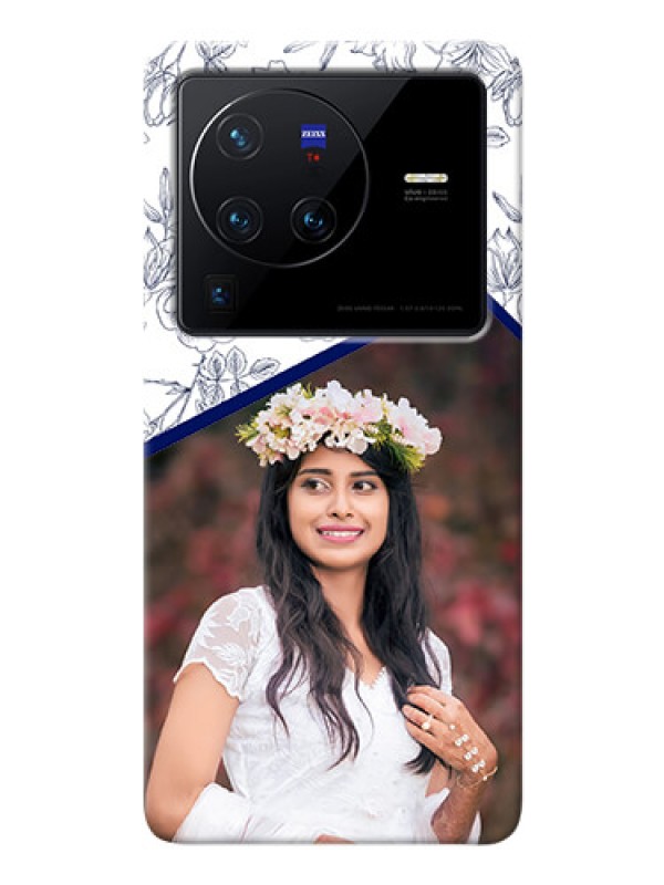 Custom Vivo X80 Pro 5G Phone Cases: Premium Floral Design