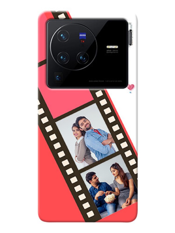 Custom Vivo X80 Pro 5G custom phone covers: 3 Image Holder with Film Reel