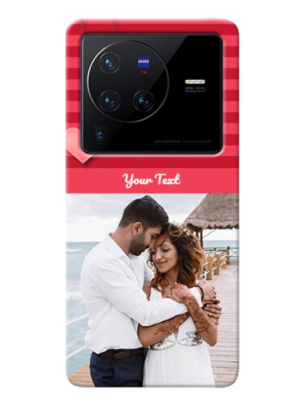 Custom Vivo X80 Pro 5G Mobile Back Covers: Valentines Day Design