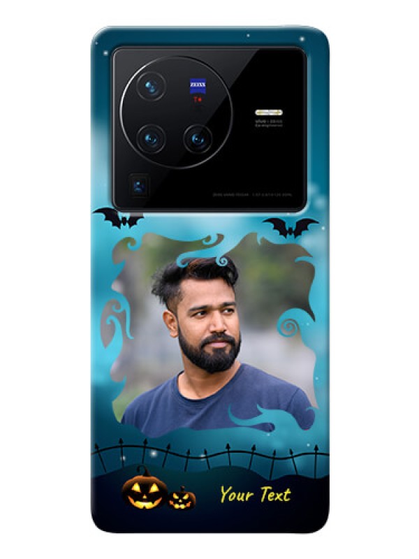 Custom Vivo X80 Pro 5G Personalised Phone Cases: Halloween frame design