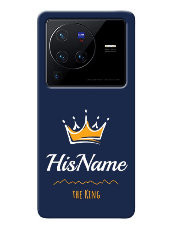 Custom Vivo X80 Pro 5G King Phone Case with Name