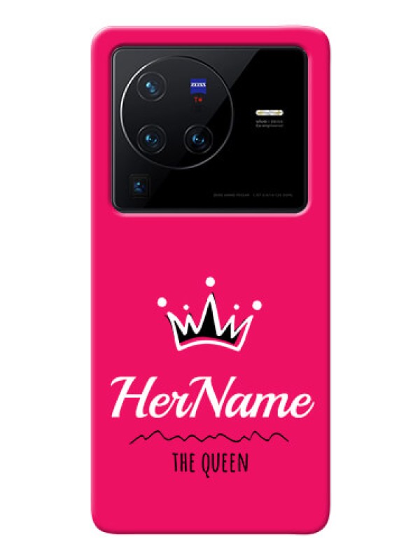 Custom Vivo X80 Pro 5G Queen Phone Case with Name