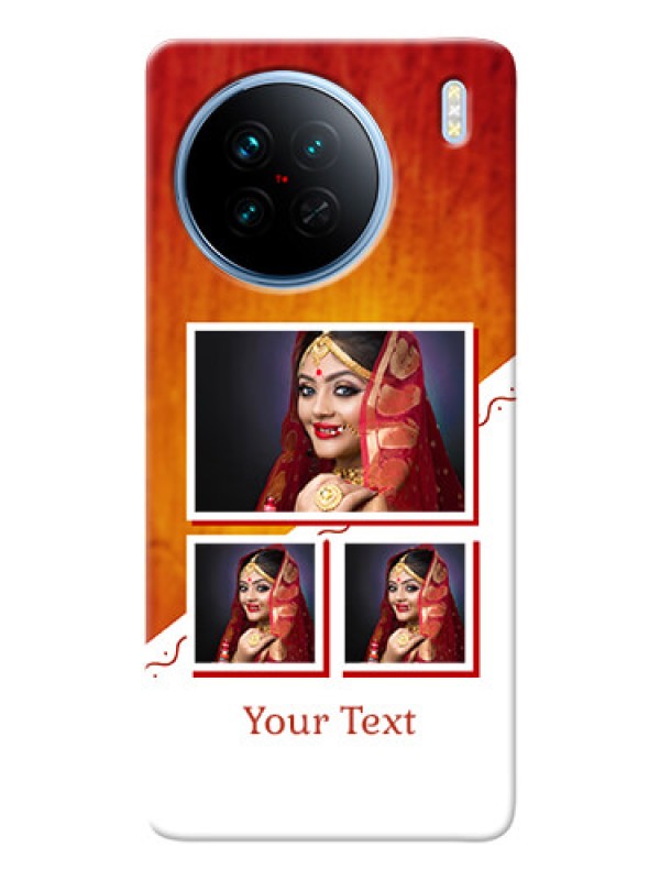 Custom Vivo X90 5G Personalised Phone Cases: Wedding Memories Design 
