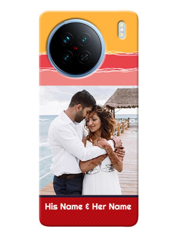 Custom Vivo X90 5G custom mobile phone covers: Colorful Case Design