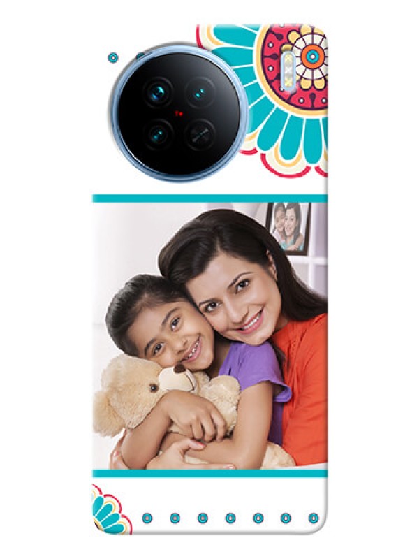 Custom Vivo X90 5G custom mobile phone cases: Flower Design