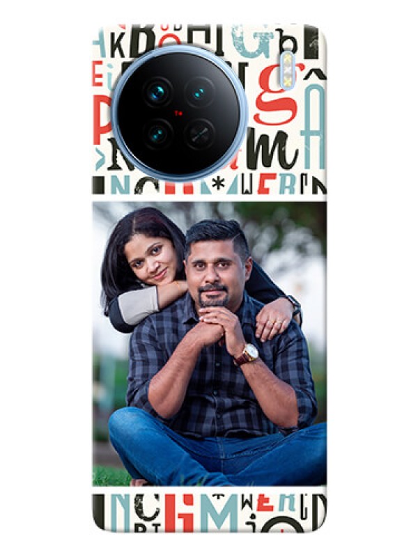 Custom Vivo X90 5G custom mobile phone covers: Alphabet Design