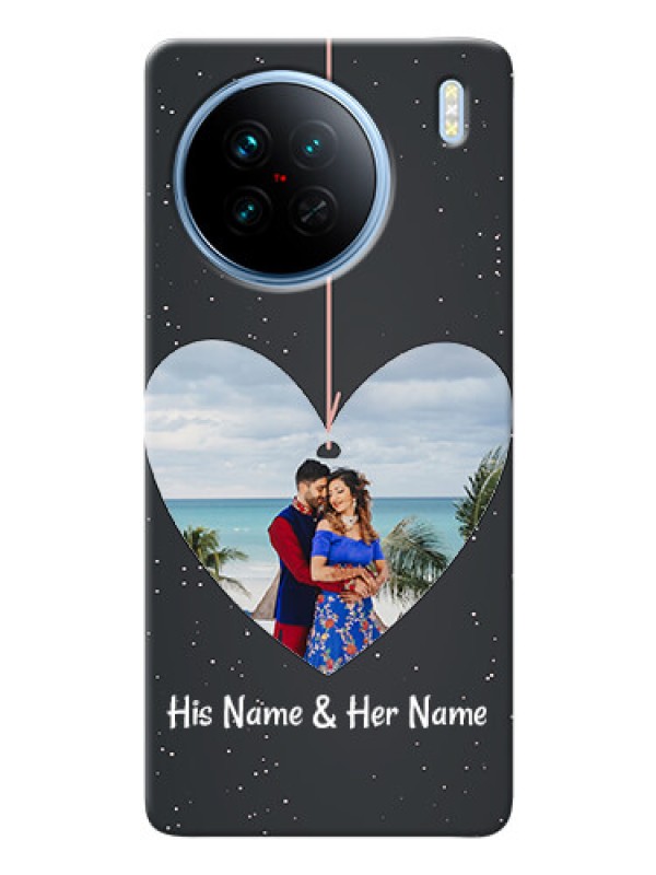 Custom Vivo X90 5G custom phone cases: Hanging Heart Design