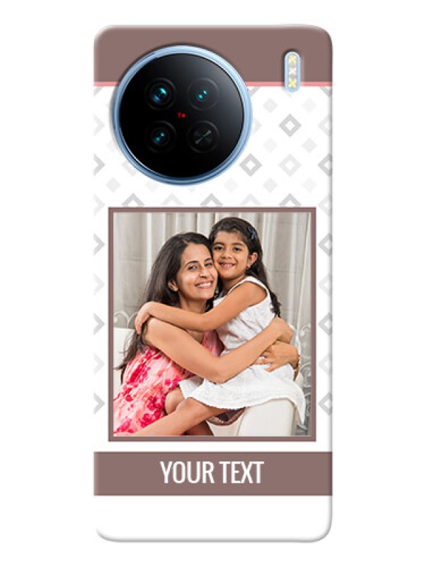 Custom Vivo X90 5G custom back covers: Simple Diamond Design