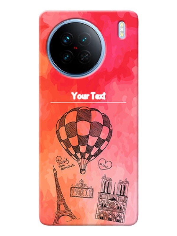 Custom Vivo X90 5G Personalized Mobile Covers: Paris Theme Design