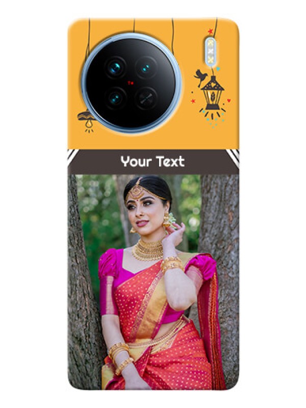 Custom Vivo X90 5G custom back covers with Family Picture and Icons 