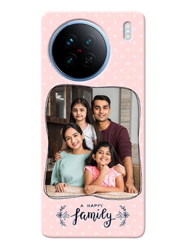 Custom Vivo X90 5G Personalized Phone Cases: Family with Dots Design