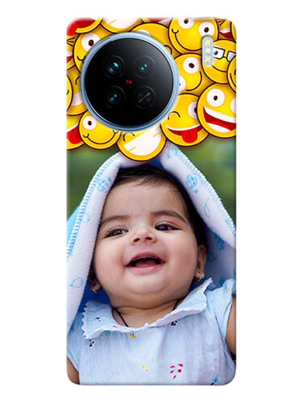 Custom Vivo X90 5G Custom Phone Cases with Smiley Emoji Design