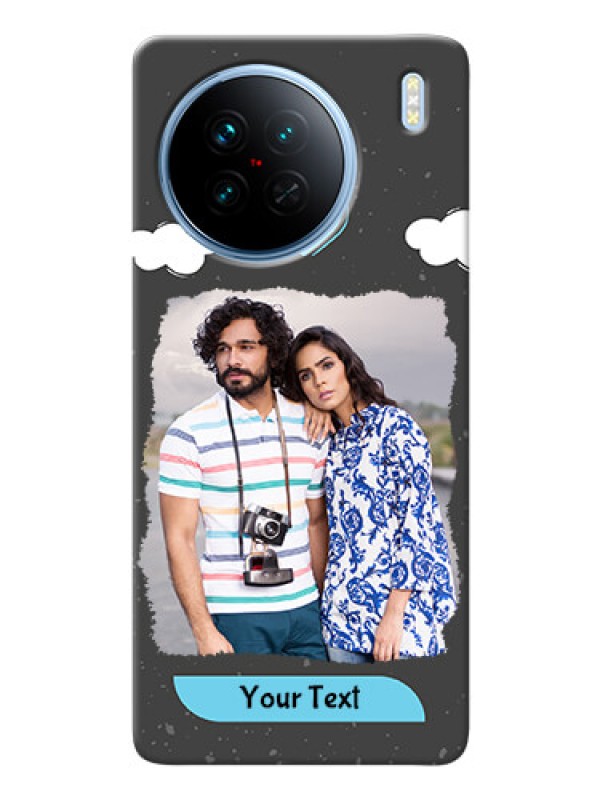 Custom Vivo X90 5G Mobile Back Covers: splashes with love doodles Design